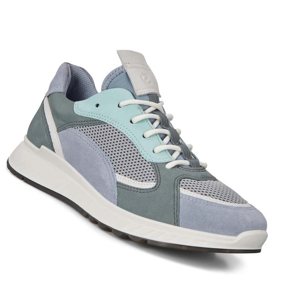 Women's Ecco St.1 Sneakers Blue / White | Canada 255KOR